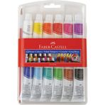 Faber-Castell Faber Castell Tüp Guaj Boya 12 Renk 12 x 12 ml Yaratıcılığı Geliştiren Suda Çözünebilir Boya