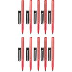 Faber-Castell Faber Castell Vision 5415 Mikro Iğne Uçlu Roller Kalem 0.3 Kırmızı 10 Lu - Renkli