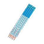 Faber Castell Faber Flowers 2b Silgili Yuvarlak Kurşun Kalem Mavi 5 Adet F5244119412