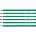Faber Castell Faber Grip 2001 Uzun Zümrüt Yeşil 6'lı Kuru Boya