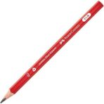 Faber-Castell Faber Jumbo Kurşun Okul Kalemi Kırmızı Ergonomik Tasarım 2 Adet Çocuklar İçin