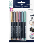 Faber Castell Faber Kalın Uçlu Metalik 6'lı Keçe Kalem Set