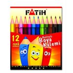 Faber Castell Fatih Kuru Boya 12Li Kısa