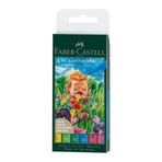 Faber-Castell Fırça Uçlu Bahar Serisi 6'lı Artist Pen Çizim Kalemi