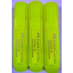 Faber-Castell Fosforlu Kalem-3 Adet Şeffaf Gövde Foforlu Kalem.