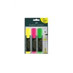 Faber-Castell Fosforlu Kalem 3'lü Blister Sarı Pembe Yeşil 5508150728