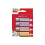 FABER-CASTELL FOSFORLU KALEM 46 METALİK 4 RENK (154624)