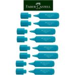 Faber-Castell Fosforlu Kalem Pastel Renkler 8li Turkuaz Rengi