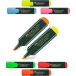 FABER-CASTELL Fosforlu Kalem Sarı Turuncu İşaret Kalem 1548 Texliner Tüm Renkler 2 Adet