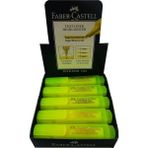 faber-castell fosforlu kalem şeffaf gövde sarı 1546 (10 lu paket) - Yok