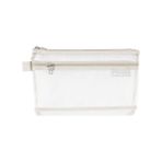 Faber-Castell Gri Mesh Dosya Küçük Çift Cep 14x22cm Dayanıklı Nylon Malzeme ile Şık Tasarım