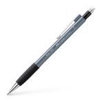 Faber-Castell Grip 1345/47 2022 Versatil Kalem, 0.7 mm, Gri, Ergonomik Tutuş, Yaylı Uç, Uzun Silgi, Modern Tasarım