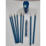 Faber-Castell Grip 2001 Kurşun Kalem Petrol Yeşil Renk Seti - Petrol Yeşili