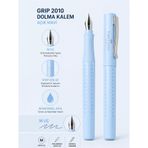Faber Castell Grip 2010 Dolma Kalem M Uç Açık Mavi