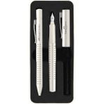 Faber-Castell Grip 2010 Dolma + Tükenmez Kalem Set Hindistan Ceviz