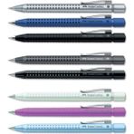 Faber-Castell Grip 2011 0,7 mm Gümüş Versatil Kalem Ergonomik Tasarım ve Metal Klips ile