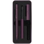 Faber Castell Grip Edition 2011 Berry Dolma Kalem ve Tükenmez Kalem Seti