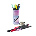 Faber-Castell Grip Finepen İnce Keçe Uçlu Kalem Seti, 15’li, 0.4 mm, Metal Destekli Uç, Ergonomik Gövde, Cetvel ve Şablon Uyumlu, Özel Kutulu