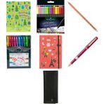 Faber-Castell Grip Finepen Ince Keçe Uçlu Kalem Seti, 30’lu,... +6 Parça Fırsat Seti