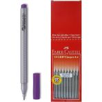 faber-castell grip finepen keçe uçlu kalem 0,4 mm mor 151634 (10 lu paket) - Yok