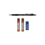 Faber-Castell Grip Iı 1345 0.5Mm Versatil Siyah 2 Adet Uç Ve Silgi