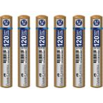 Faber-Castell Grip Min 0.7 2b 60 mm 120'li Altın Tüp 6'lı
