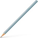 Faber-Castell Grip Parlak Renkler Kurşun Kalem 3'lü - Metalik Mavi