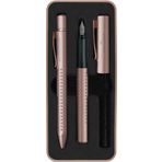 Faber-Castell Hediye Seti Grip Edition, gül küreği, dolma kalem M ve tükenmez kalem XB