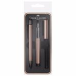 Faber Castell Hexo Bronz Dolma ve Tükenmez Kalem Set