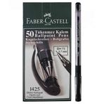 Faber-Castell İğne Uç Siyah 50 lİ 1425 Tükenmez Kalem