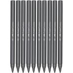Faber-Castell Iğne Uçlu Keçeli Kalem Seti, 10’lu, Siyah Renk, Havalandırmalı Kapak, Kağıt ve Karton