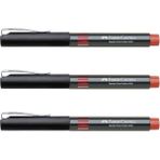 Faber-Castell İğne Uçlu Roller Kalem 0.5 mm Kırmızı 3'lü
