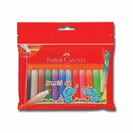 Faber-Castell Jumbi-Neon Floresan Markör 12'li Poşet