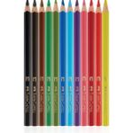 Faber-Castell Jumbo Boya Kalemi 12 Parça Kutulu Renkli Kuru Boya Kalemleri 3+ Yaş İçin