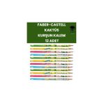 Faber-Castell Kaktüs Kurşun Kalem Seti 12 Adet Çok Renkli Eğlenceli Tasarım