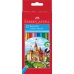 Faber-Castell Karton Kutu 12'li Kuru Boya Kalemi