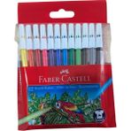 Faber-Castell Keçeli Kalem 12 Renk Yıkanabilir - Karışık-Çok Renkli - KEÇELİ