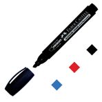 Faber-Castell Kesik Uç Siyah 54 Permanent Markör