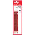 Faber-Castell Kırmızı 4'lü Kopya Boya Kalemi