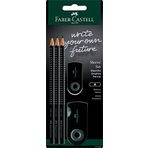 Faber-Castell Kol Seti Siyah - 3 x Grip 2001 B Kalem, 1 x Kol mini silgi, 1 x Kol ikili bileme kutusu