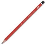 Faber Castell Köşeli Mercanlı Kurşun Kalem 160000-01 Kırmızı