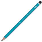 Faber Castell Köşeli Mercanlı Kurşun Kalem 160000-03 Mavi