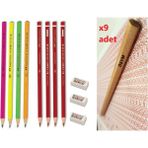 Faber-Castell Kurşun Kalem Seti - 1 - 4 - Naturel