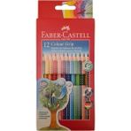 Faber-Castell Kuru Boya Grip 2001 12 Renk - Renkli