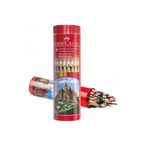 Faber Castell Kuru Boya Kalemi 36'lı Metal Tüp Seti, Karışık Renkler