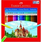 faber-castell kuru boya kalemi karton 24 renk 5171 116324 - Yok