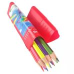 Faber-Castell Kuru Boya Kalemi Tam Boy Üçgen Plastik Tüp 12 Renk 5171 113313