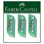 Faber Castell Latex-Free 3 Adet Yeşil Silgi