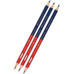 Faber-Castell Mavi Kırmızı Çift Taraflı Kalem Kopya 3 Adet Faber Mavi Kırmızı Çift Taraflı Kurşun Kalem Başlık Kalemi 3 Adet - Mavi - Kırmızı - Standart