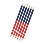 Faber-Castell Mavi Kırmızı Çift Taraflı Kalem Kopya 6 Adet Faber Mavi Kırmızı Çift Taraflı Kurşun Kalem Başlık Kalemi 6 Adet